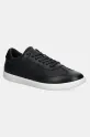 Calvin Klein sneakersy skórzane LOW TOP LACE UP TMBL LTH niska czarny HM0HM01803