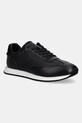 Δερμάτινα αθλητικά παπούτσια Calvin Klein LOW TOP LACE UP TMBL LTH μικρό μαύρο HM0HM01804