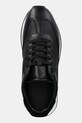 Δερμάτινα αθλητικά παπούτσια Calvin Klein LOW TOP LACE UP TMBL LTH μαύρο HM0HM01804