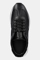 Calvin Klein sneakers din piele LOW TOP LACE UP TMBL LTH negru HM0HM01804
