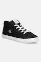 Calvin Klein Jeans trampki ESS VULC MID MG CANVAS czarny YM0YM01210