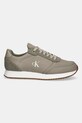 Кросівки Calvin Klein Jeans RUNNER SOCK LACEUP MG CANVAS YM0YM01217 зелений SS25