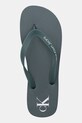 Calvin Klein Jeans șlapi BEACH SANDAL TRANSPARENT TPU turcoaz YM0YM01267