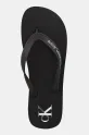Calvin Klein Jeans japonki BEACH SANDAL TRANSPARENT TPU czarny YM0YM01267