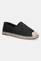 Semišové espadrilky Guess ELCHE textilní černá FMJELC.FAB14.BLACK