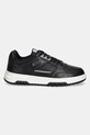 MSGM bőr sportcipő 3840MS604.886.99 fekete SS25