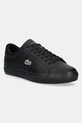 Lacoste sandały skórzane POWERCOURT tekstylny czarny 49SMA0081