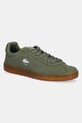 Lacoste sneakersy zamszowe BASESHOT niska zielony 49SMA0133