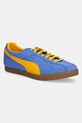 Велурени маратонки Puma Brasil ниска син 401048