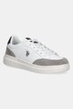 Sneakers boty U.S. Polo Assn. CODY přírodní kůže bílá CODY003M.5YS3
