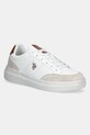 Sneakers boty U.S. Polo Assn. CODY přírodní kůže bílá CODY003M.5YS3