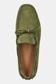 U.S. Polo Assn. mocasini din piele întoarsă PABLO verde PABLO001M.5S1
