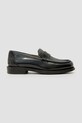 AllSaints mokasyny skórzane Bloom Loafer skóra licowa czarny M021FC