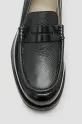 Kožne mokasinke AllSaints Bloom Loafer M021FC crna