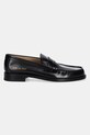 Common Projects mocasini de piele Loafer 2490.7547 negru SS25