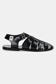 Кожени сандали Bally MSS04O.VT031.U901 черен SS25