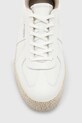 Шкіряні кросівки AllSaints Jaimee Leather Low Top білий M001FB