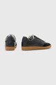 Încălțăminte AllSaints sneakers din piele Leo Low Top M008FC.BLK negru