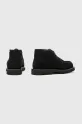 Cipők AllSaints velúr cipő Skiff Suede Boot M015FC.BLK fekete