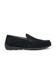 Semišové mokasíny Geox U SPHERICA EC16 casual tmavomodrá U55HYA.00022.C4021
