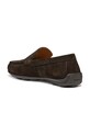 Semišové mokasíny Geox U SPHERICA EC16 hnědá U55HYA.00022.C6006