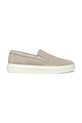 Geox tenisówki zamszowe U DEIVEN slip on beżowy U555WB.00022.C5004