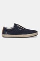 Велурени еспадрили Pepe Jeans TOURIST WEST PMS10336 тъмносин SS25