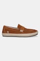Pepe Jeans espadryle zamszowe TOURIST COAST PMS10337 brązowy SS25