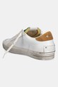 Încălțăminte Crime London sneakers din piele SK8 DELUXE 14100PP7 alb