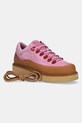 Diemme pantofi de piele intoarsa Cornaro Due Gomma DI25SPCOM.F04X072PNK roz