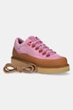 Diemme pantofi de piele intoarsa Cornaro Due Gomma DI25SPCOM.F04X072PNK roz
