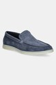 Hackett London mocasini din piele intoarsa MARTIN SOFT piele întoarsă albastru HMS21473