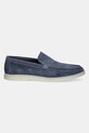 Hackett London mocasini din piele intoarsa MARTIN SOFT HMS21473 albastru SS25