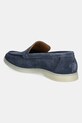 Încălțăminte Hackett London mocasini din piele intoarsa MARTIN SOFT HMS21473 albastru