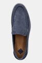 Hackett London mocasini din piele intoarsa MARTIN SOFT albastru HMS21473