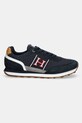 Kožené tenisky Hackett London HENDFOR PATCH HMS21452 tmavomodrá SS25