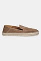 Εσπαντρίγιες σουέτ Hackett London ALTEA LOAFER HMS21491 καφέ SS25