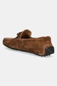 Obuwie Hackett London mokasyny zamszowe DRIVER LACE HMS21484 brązowy