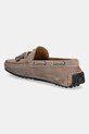 Obuwie Hackett London mokasyny zamszowe DRIVER TASSEL HMS21486 brązowy