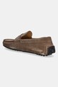 Obuwie Hackett London mokasyny zamszowe DRIVER LOAFER HMS21485.896 brązowy