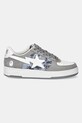 A Bathing Ape sneakers din piele BAPE STA #2 M2 1K80191302 gri SS25
