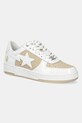 Kožené tenisky A Bathing Ape BAPE STA #6 M2 nízky béžová 1K80191306