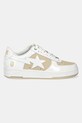 Kožené tenisky A Bathing Ape BAPE STA #6 M2 1K80191306 béžová SS25