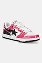 A Bathing Ape sneakers in pelle BAPE SK8 STA #2 M2 bassa rosa 1K80191311