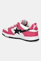 Scarpe A Bathing Ape sneakers in pelle BAPE SK8 STA #2 M2 1K80191311 rosa