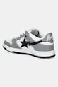 Shoes A Bathing Ape leather sneakers BAPE SK8 STA #2 M2 1K80191311 gray