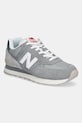 Sneakers boty New Balance 574 semišová kůže šedá U574BKR