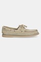 Timberland mokasyny zamszowe Classic Boat TB0A4187EVV1 zielony SS25