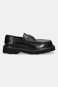 Kenzo mokasyny skórzane Ukio Loafers FF55LO110L52.99 czarny AW25