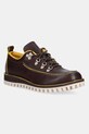 Δερμάτινα αθλητικά παπούτσια Fracap Shoes λείο δέρμα καφέ M61